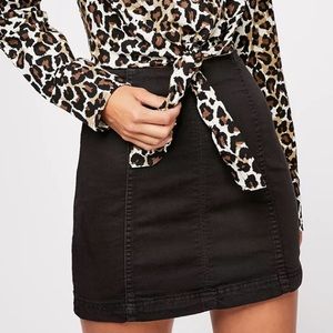 Free People Modern Femme Denim Skirt - Size 12
